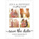 White Our Love Story Photo Save the Date Cards Image 6 of 6